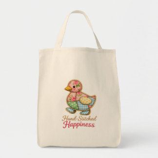Bolsa Tote Pato em Patchwork – “Felicidade Costura
