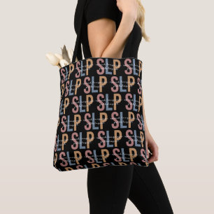 Bolsa Tote Patologista de Linguagem de SLP - Padrão Retroativ