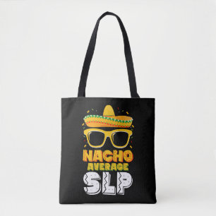 Bolsa Tote Patólogo da Fala e Linguagem SLP Médio Nacho