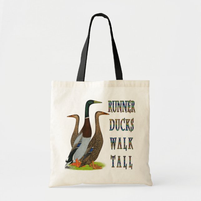 Bolsa Tote Patos Caçadores Caminham Alto (Frente)