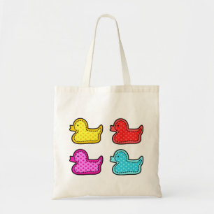 Bolsa Tote Patos Coloridos Bonitos