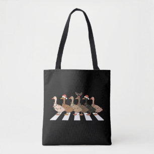 Bolsa Tote Patos de Natal Animais Divertidos Presente para Am