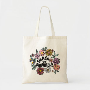 Bolsa Tote PATRIARQUIA Frota-Daisy Bastante-Desenhada à Mão