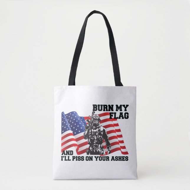 Bolsa Tote Patriota Americano (Frente)