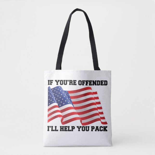 Bolsa Tote Patriota Americano (Frente)