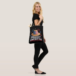 Bolsa Tote Patriótica de 4 de julho - Orgulhosamente American