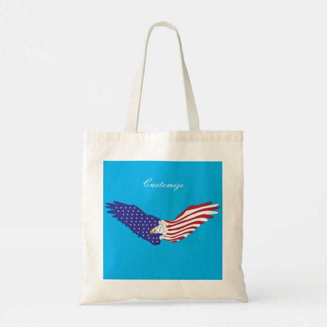Bolsa Tote Patriótico 4º de julho do American Eagle Thunder_C (Verso)