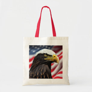 Bolsa Tote Patriótico/Águia/Americano/EUA