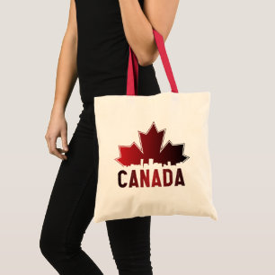 Bolsa Tote Patriótico Folha de Folha de Gradiente de Linha Cr