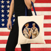 Patriotismo Vintage, Senhora Liberdade com Marinhe
