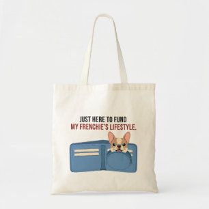 Bolsa Tote Patrocinador Francês em Tempo Integral Piadista Ca