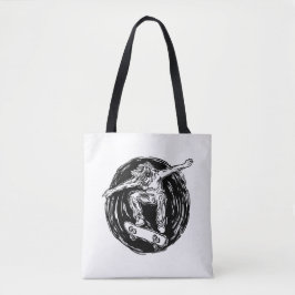 Bolsa Tote Patrocinador lendário Fazendo skate de Médio-Ar