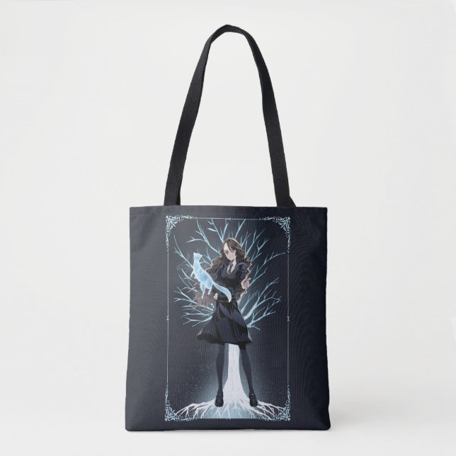 Bolsa Tote Patronus do Anime Hermione Granger (Frente)