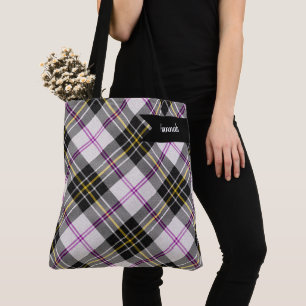 Bolsa Tote Patterno de Xadrez escocês do Clã Tartan MacPher