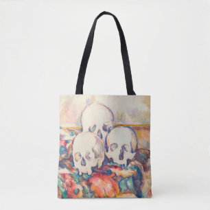 Bolsa Tote Paul Cezanne - A Aquarela de Três Crânios