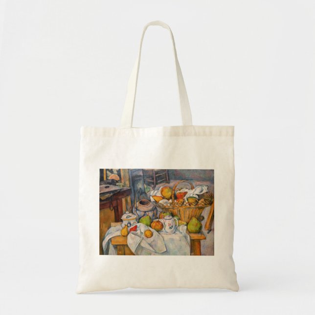 Bolsa Tote Paul Cezanne - A Vida Estática com o Cesto (Frente)