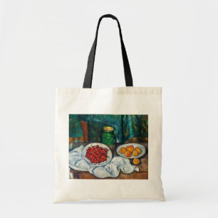 Bolsa Tote Paul Cezanne - Ainda vive com cerejas e caçadores