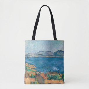 Bolsa Tote Paul Cezanne - Baía de Marselha, Vista de Estaque