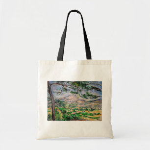 Bolsa Tote Paul Cezanne - Mont Sainte-Victoire e pinheiro Gra