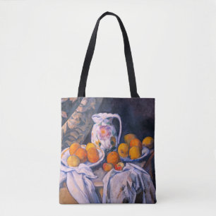Bolsa Tote Paul Cezanne - Natureza Morta com uma Cortina