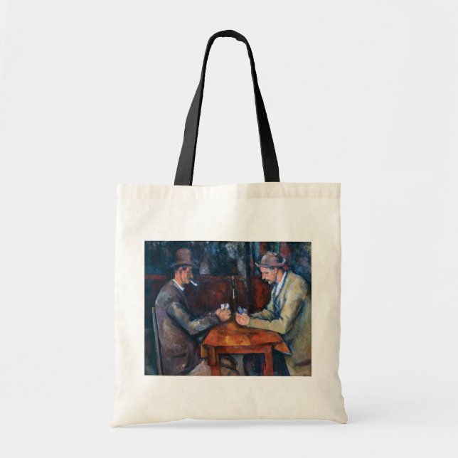 Bolsa Tote Paul Cezanne - Os Jogadores De Cartão (Frente)