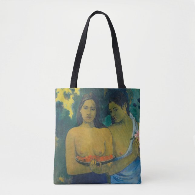 Bolsa Tote Paul Gauguin - Duas Mulheres Tahitianas (Frente)