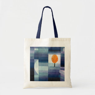 Bolsa Tote Paul Klee Harbinger do outono. Vintage Blue art