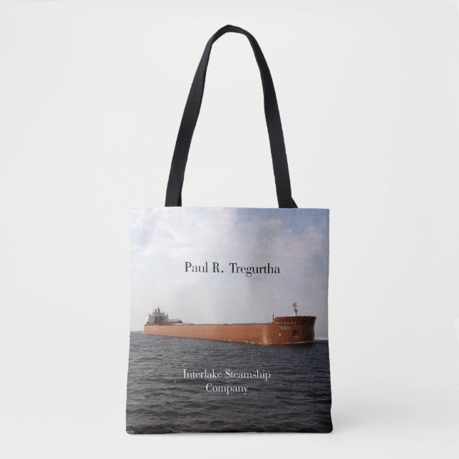 Bolsa Tote Paul R. Tregurtha por toda a mala (Frente)