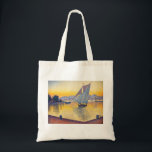 Bolsa Tote Paul Signac - A Porta do Sunset, Opus 236<br><div class="desc">The Port at Sunset,  Opus 236 (Santo-Tropez) / Le Port au soleil couchant,  Opus 236 (Santo-Tropez) - Paul Signac,  Oil on Canvas,  1892</div>