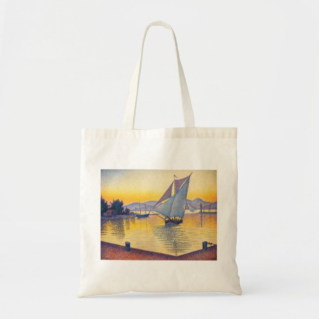 Bolsa Tote Paul Signac - A Porta do Sunset, Opus 236 (Frente)