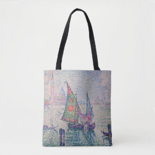 Bolsa Tote Paul Signac - A vela verde