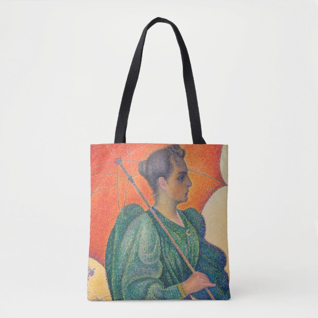Bolsa Tote Paul Signac - Mulher com Guarda-Sol (Frente)