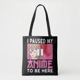 Bolsa Tote Pausou Minha Garota De Manga Otaku Japonesa