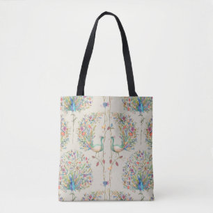 Bolsa Tote Pavão, Belo Floral Tropical