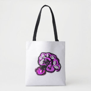 Bolsa Tote Pavão roxo