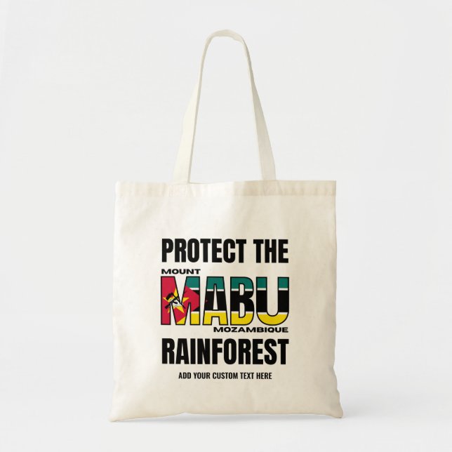 Bolsa Tote Pavilhão de proteção MONT MABU RAINFOREST Moçambiq (Frente)