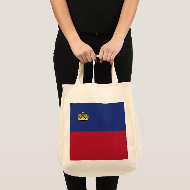 Bolsa Tote pavilhão do Liechtenstein (Frente (produto))