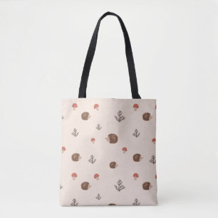 Bolsa Tote Pavimento e Padrões para Cogumelos
