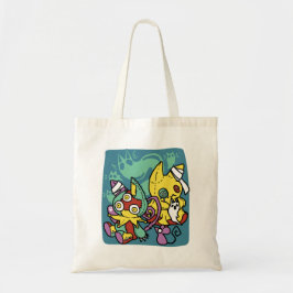 Bolsa Tote Paw-sitively Frightful | Monstrous Cats Halloween