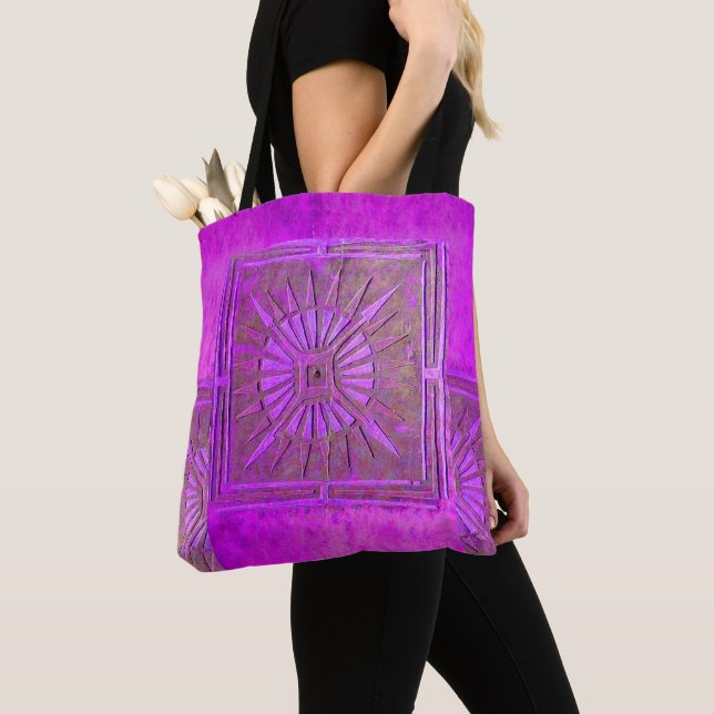 Bolsa Tote PAWNEE MORNING STAR, Purple (Close Up)