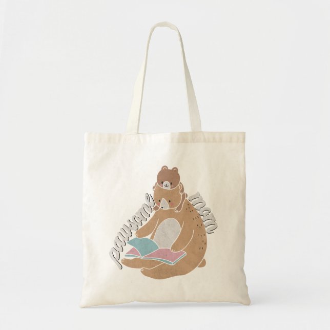 Bolsa Tote Pawsome Mãe Tote Bag (Frente)
