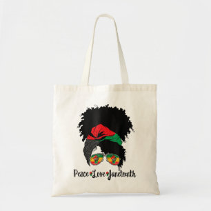 Bolsa Tote Paz Amor 1990 Arco Africano Rainha Preta P