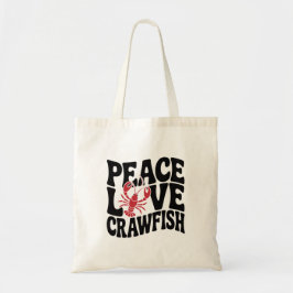 Bolsa Tote Paz Amor e Lagostim Nome Cajun
