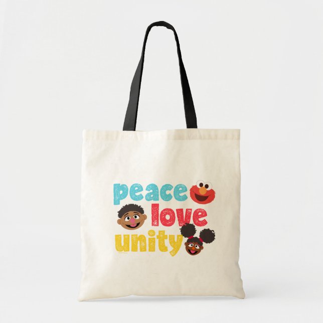 Bolsa Tote Paz e Amor Unidade (Frente)