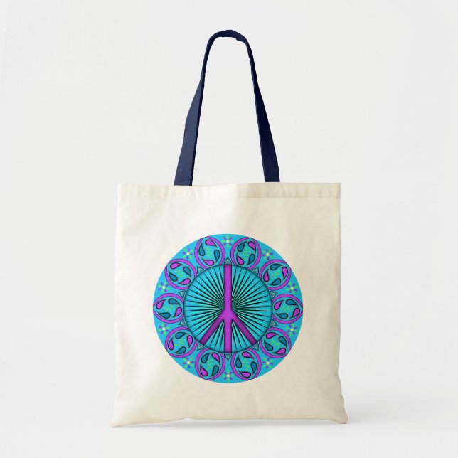 Bolsa Tote Paz ~ Folha (Frente)