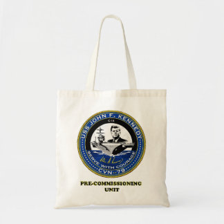 Bolsa Tote PCU John F Kennedy Patch para cores claras