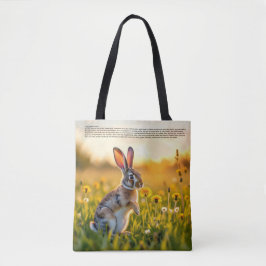Bolsa Tote Pé de Coelho Sortudo 