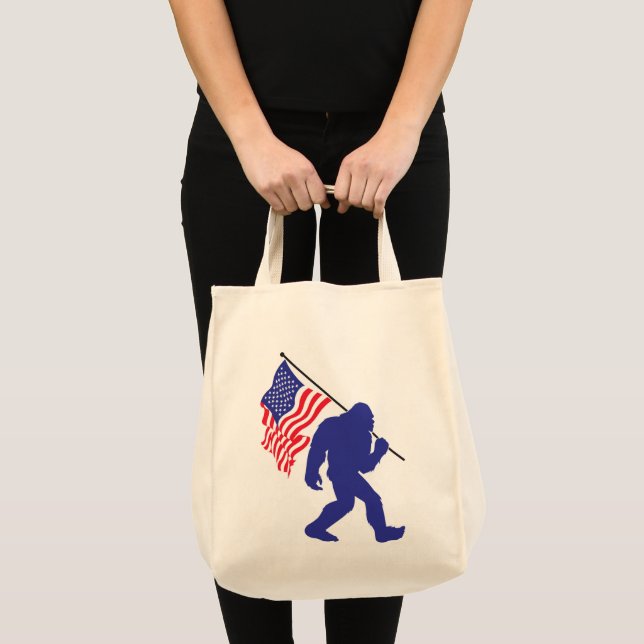 Bolsa Tote Pé Grande Patriótico (Frente (produto))