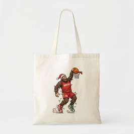 Bolsa Tote Pé Grande Sasquatch Basquete Natal 2026 Feriado