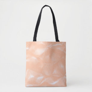 Bolsa Tote Peach Fuzz Color Watercolor Abstrato Blur Patterno